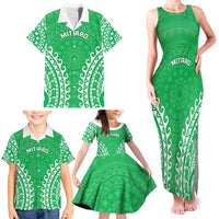 Custom Cook Islands Mitiaro Family Matching Tank Maxi Dress and Hawaiian Shirt Polynesian Tribal Tattoo LT05 - Polynesian Pride