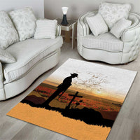 Australia And New Zealand ANZAC Day Area Rug Battle Of Beersheba
