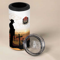 Australia And New Zealand ANZAC Day 4 in 1 Can Cooler Tumbler Battle Of Beersheba LT05 - Polynesian Pride