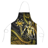 Filipinos Lapu Lapu Hero Apron Gold Polynesian Tribal Tattoo