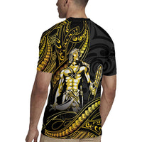 Filipinos Lapu Lapu Hero Rugby Jersey Gold Polynesian Tribal Tattoo