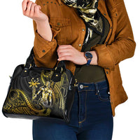Filipinos Lapu Lapu Hero Shoulder Handbag Gold Polynesian Tribal Tattoo