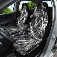 Filipinos Lapu Lapu Hero Car Seat Cover Black Polynesian Tribal Tattoo