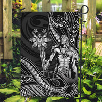 Filipinos Lapu Lapu Hero Garden Flag Black Polynesian Tribal Tattoo
