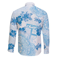Happy Fiji Girmit Day Family Matching Mermaid Dress and Hawaiian Shirt Fijian Tapa With Mandala Pattern LT05 - Polynesian Pride