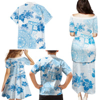 Happy Fiji Girmit Day Family Matching Puletasi and Hawaiian Shirt Fijian Tapa With Mandala Pattern LT05 - Polynesian Pride