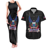 Samoa 64th Independence Anniversary Couples Matching Tank Maxi Dress and Hawaiian Shirt