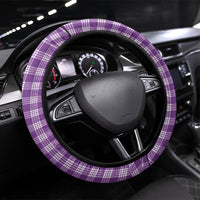 Violet Hawaii Palaka Steering Wheel Cover Maile Pikake Honohono Orchid Lei