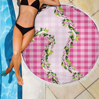 Pink Hawaii Palaka Beach Blanket Maile Pikake Honohono Orchid Lei