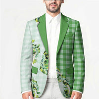 Green Hawaii Palaka Blazer Maile Pikake Honohono Orchid Lei LT05 - Polynesian Pride