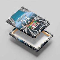Happy 54th Fiji Day Canvas Wall Art Forever Fiji With Tapa Tribal Pattern