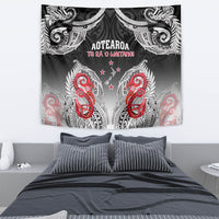 New Zealand Waitangi Day Tapestry Aotearoa Te Ra O Waitangi Manaia Maori Pattern LT05 - Polynesian Pride