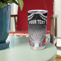 Personalised New Zealand Waitangi Day Tumbler Cup Aotearoa Te Ra O Waitangi Manaia Maori Pattern