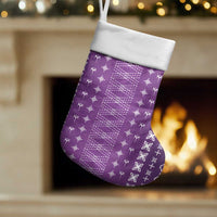 Purple Samoa Malu Tattoo Inspired Christmas Stocking - Polynesian Pride