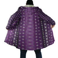 Purple Samoa Malu Tattoo Inspired Cloak - Polynesian Pride