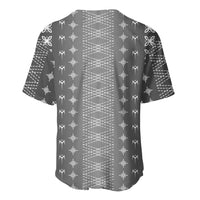 Black Samoa Malu Tattoo Inspired Baseball Jersey LT05 - Polynesian Pride