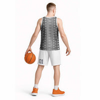 Black Samoa Malu Tattoo Inspired Basketball Jersey - Polynesian Pride