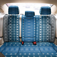 Blue Samoa Malu Tattoo Inspired Back Car Seat Cover - Polynesian Pride