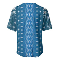 Blue Samoa Malu Tattoo Inspired Baseball Jersey LT05 - Polynesian Pride
