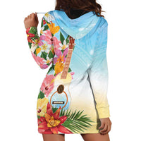 National Ukulele Day Hoodie Dress Tropical Vibe