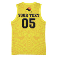 Papua New Guinea Rugby Custom Basketball Jersey Kumuls Heritage