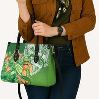 Aloha Hawaii St Patrick's Day Leather Bag Polynesian Style