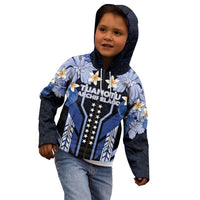 French Polynesia Tuamotu Archipelago Kid Hoodie Polynesian Pattern Unique Style