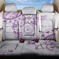 Polynesian Pattern With Plumeria Flowers Back Car Seat Cover Purple LT05 One Size Purple - Polynesian Pride