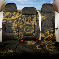 Polynesian Sunset Plumeria Back Car Seat Cover Gold Polynesian Tattoo LT05 One Size Gold - Polynesian Pride