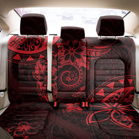 Polynesian Sunset Plumeria Back Car Seat Cover Red Polynesian Tattoo LT05 - Polynesian Pride