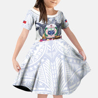 Samoa Independence Day Family Matching Mermaid Dress and Hawaiian Shirt Samoa United For A New Beginning