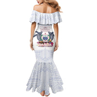 Samoa Independence Day Family Matching Mermaid Dress and Hawaiian Shirt Samoa United For A New Beginning