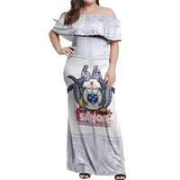 Samoa Independence Day Off Shoulder Maxi Dress Samoa United For A New Beginning