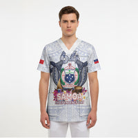 Samoa Independence Day Scrub Top Samoa United For A New Beginning
