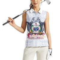 Samoa Independence Day Women Sleeveless Polo Shirt Samoa United For A New Beginning