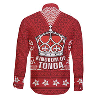Tonga King Tupou VI Day Family Matching Long Sleeve Bodycon Dress and Hawaiian Shirt Traditional Tongan Kupesi Pattern