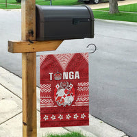 Tonga King Tupou VI Day Garden Flag Traditional Tongan Kupesi Pattern