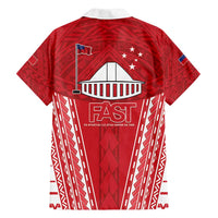 Samoa FAST Family Matching Tank Maxi Dress and Hawaiian Shirt Forever Proud Samoan Tribal Pattern - Polynesian Pride