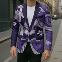Utah State Polynesian Heritage Blazer Floral Tribal Pattern Tropical Flowers LT05 - Polynesian Pride