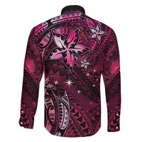 Hawaii Makahiki Season Family Matching Summer Maxi Dress and Hawaiian Shirt Floral Tribal Tattoo Pink Galaxy LT05 - Polynesian Pride