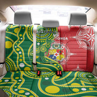 Tonga Australia Rugby Back Car Seat Cover Kangaroos And Tonga Mate Maa Together
