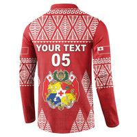 Custom Tonga Rugby Button Sweatshirt Tonga Mate Ma'a Take The Lead