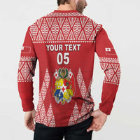 Custom Tonga Rugby Button Sweatshirt Tonga Mate Ma'a Take The Lead