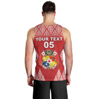 Custom Tonga Rugby Men Tank Top Tonga Mate Ma'a Take The Lead