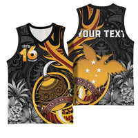 Personalised Papua New Guinea Basketball Jersey Happy Independence Day LT05 - Polynesian Pride