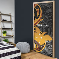 Personalised Papua New Guinea Door Cover Happy Independence Day LT05 - Polynesian Pride