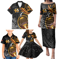Personalised Papua New Guinea Family Matching Puletasi and Hawaiian Shirt Happy Independence Day LT05 - Polynesian Pride
