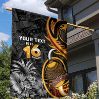 Personalised Papua New Guinea Garden Flag Happy Independence Day LT05 - Polynesian Pride
