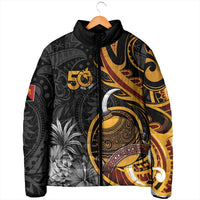 Personalised Papua New Guinea Padded Jacket Happy Independence Day LT05 - Polynesian Pride