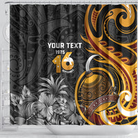 Personalised Papua New Guinea Shower Curtain Happy Independence Day LT05 - Polynesian Pride